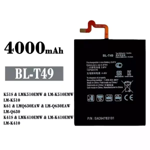 電池 BL-T49 適用於 LG K51S / K61 / K41S