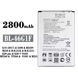 電池 BL-46G1F 適用於 LG K10 (2017) / K20 plus