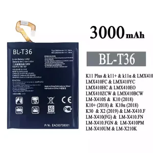 電池 BL-T36 適用於 LG K11 Plus /K10 / K10+