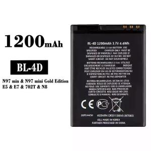 電池 BL-4D 適用於 Nokia N97 mini/E5/E7/702T/N8