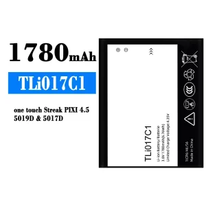 電池 TLi017C1 適用於 Alcatel One Touch Streak PIXI 4.5