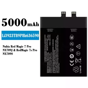 電池 Li3923T89P8h636590 適用於 Nubia Red Magic 7 Pro/ RedMagic 7S Pro