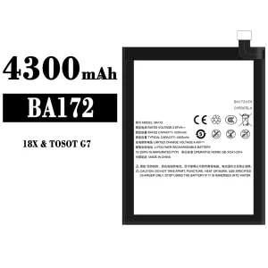 電池 BA172 適用於 Meizu 18X/TOSOT G7