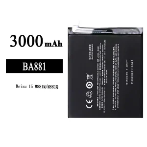 電池 BA881 適用於 Meizu 15 M881M/M881Q