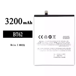電池 BT62 適用於 Meizu X/M682Q