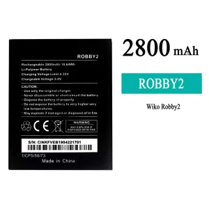 電池 ROBBY2 適用於 WIKO