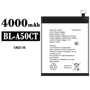 電池 BL-A50CT 適用於 General Mobile GM 23 SE