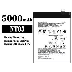 電池 NT03 適用於 Nothing Phone 1 5G/2a/2a Plus