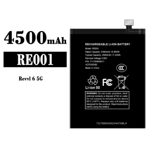 電池 RE001 適用於 T-Mobile Revvl 6 5G