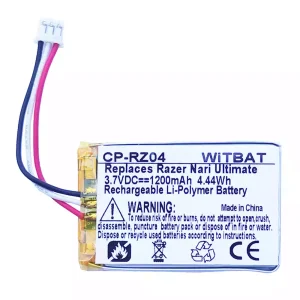 耳機電池適用於 Blackshark V2 Pro,Razer Kraken V3 Pro,Kraken BT Kitty Edition,Barracuda X Wireless,JBL Tune 3