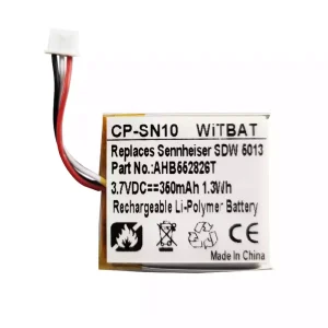 耳機電池適用於 AEE582525,AHB552826TPC,AHB552826TPC-2