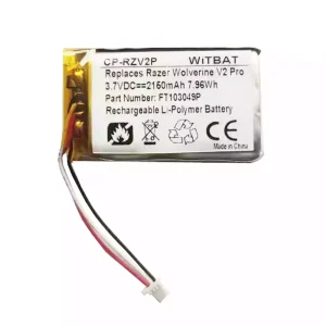 耳機電池適用於 Razer Wolverine V2 Pro,FT103049P