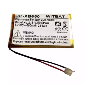 耳機電池適用於 Sony LIS1427HEPCC US343450E,1-756-920-32,ZU10192-16005