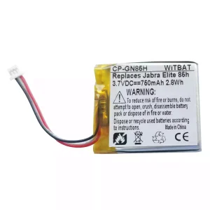 耳機電池適用於 Jabra Elite 85h,Jabra Elite 75t,Evolve2 85,PL661935V