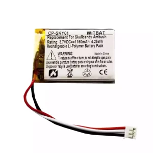 音箱電池適用於 Skullcandy Ambush,Skullcandy Barricade Mini,Skullcandy Venue