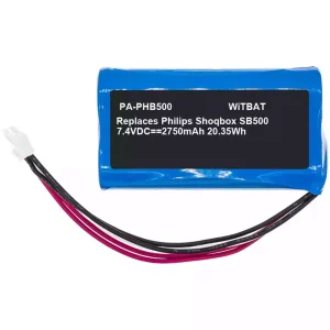 音箱電池適用於 Philips ShoqBox SB500
