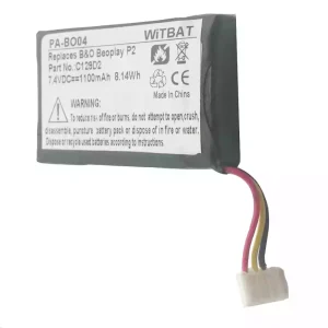 音箱電池適用於 Bang & Olufsen BeoPlay P2,C129D2