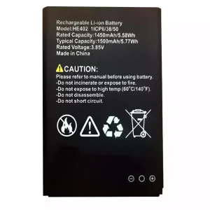 高品質電池 AT&T Cingular Flex,Nokia 5710 TA-1482,HE402