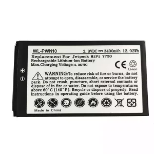 高品質電池 Verizon Jetpack MiFi 7730,MiFi 8800L,40123117