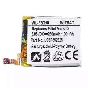 高品質電池 Fitbit Versa 3,LSSP352325
