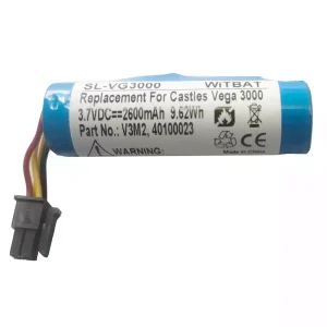 高品質電池 Castles Vega 3000,40100023 V3M2