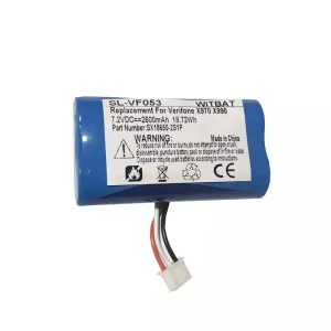 高品質電池 Verifone X970 X990,SX18650-2S1P
