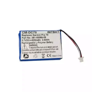 高品質電池 Garmin Pro 550,Pro 70, PT 10, PT 5, TB 10