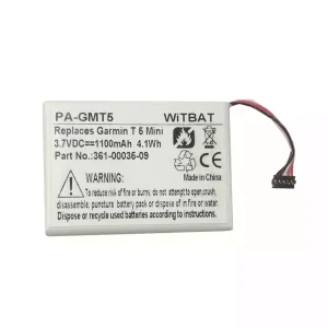 高品質電池 Garmin T 5 Mini,TT 15 Mini GPS,361-00035-09