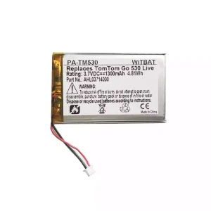 高品質電池 TomTom Go 530 Live,Go 630,Go 720,Go 730,Go 930,AHL03714000