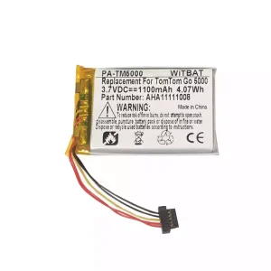 高品質電池 TomTom Go 5000,Go 5100,Go 6000,Go 6100,Go 9000,AHA11111008