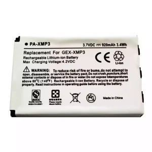 高品質電池 Pioneer GEX-XMP3,Sirius XM XMP3,XM-6900-0004-00,990552