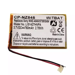 高品質電池 SONY LIS1374HNPA,NWZ-A845 NW-S639
