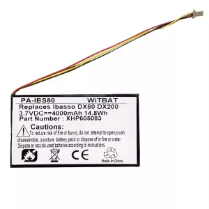 高品質電池 Ibasso DX80,DX120,DX200,DX220,XHP605083