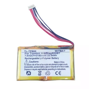 高品質電池 Topdon ArtiDiag800BT,PC944755-2S1P