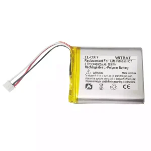 高品質電池 Life Fitness IC7 - IC-FWIC7C1-01,IC7 - IC-LFIC7B2-01,IC8 - IC-LFIC8C1-01,Cybex IC7 - IC-CYIC7B2-01